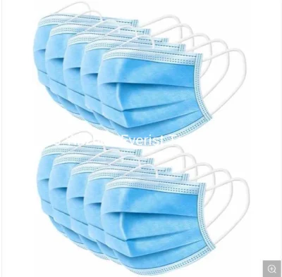 Mascarillas desechables - Mascarilla de seguridad con filtro cómodo y transpirable de 3 capas